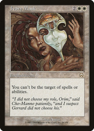 Ivory Mask [Mercadian Masques] | Dumpster Cat Games