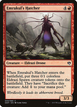 Emrakul's Hatcher [Duel Decks: Zendikar vs. Eldrazi] | Dumpster Cat Games