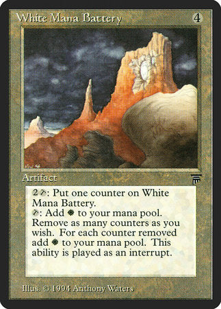 White Mana Battery [Legends] | Dumpster Cat Games