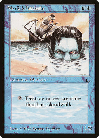 Merfolk Assassin [The Dark] | Dumpster Cat Games