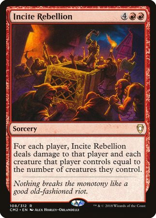 Incite Rebellion [Commander Anthology Volume II] | Dumpster Cat Games
