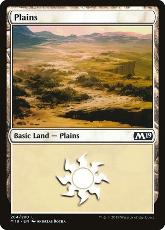 Plains (264) [Core Set 2019] | Dumpster Cat Games
