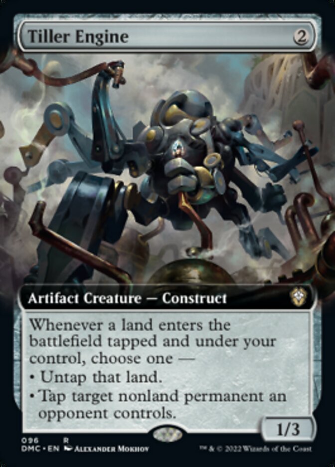 Tiller Engine (Extended Art) [Dominaria United Commander] | Dumpster Cat Games