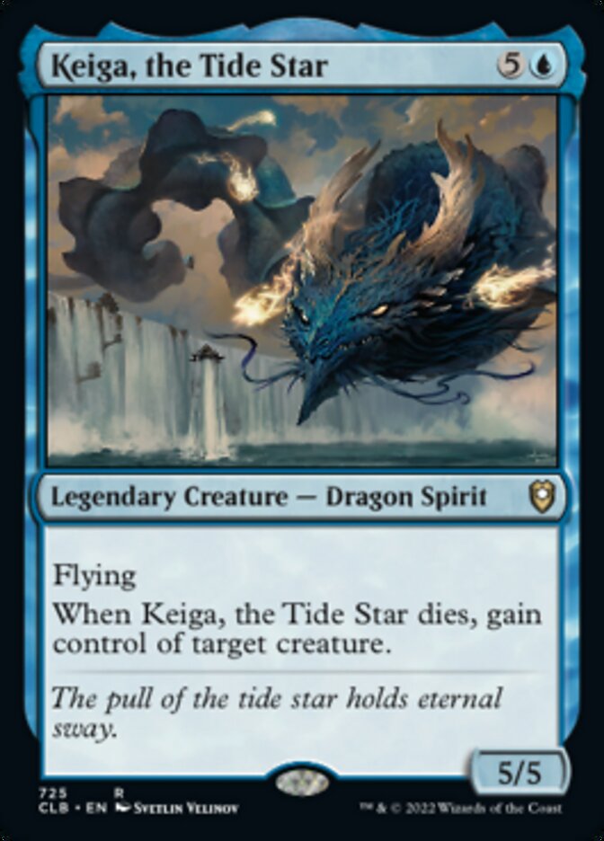 Keiga, the Tide Star [Commander Legends: Battle for Baldur's Gate] | Dumpster Cat Games