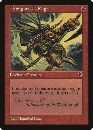 Tahngarth's Rage [Tempest] | Dumpster Cat Games