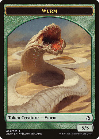 Wurm Token [Amonkhet Tokens] | Dumpster Cat Games