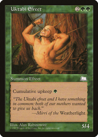 Uktabi Efreet [Weatherlight] | Dumpster Cat Games