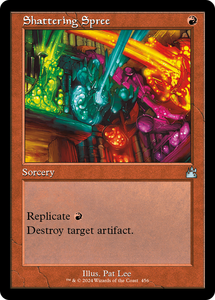 Shattering Spree (Retro Frame) [Ravnica Remastered] | Dumpster Cat Games