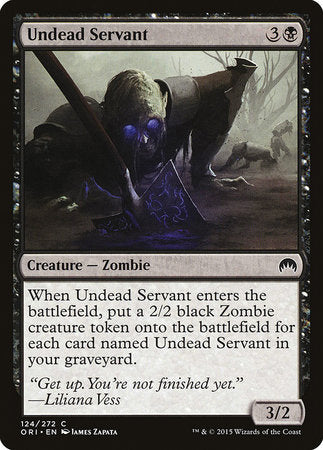 Undead Servant [Magic Origins] | Dumpster Cat Games