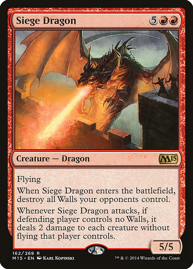 Siege Dragon [Magic 2015] | Dumpster Cat Games