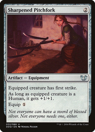 Sharpened Pitchfork [Duel Decks: Blessed vs. Cursed] | Dumpster Cat Games