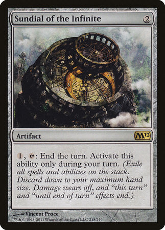 Sundial of the Infinite [Magic 2012] | Dumpster Cat Games