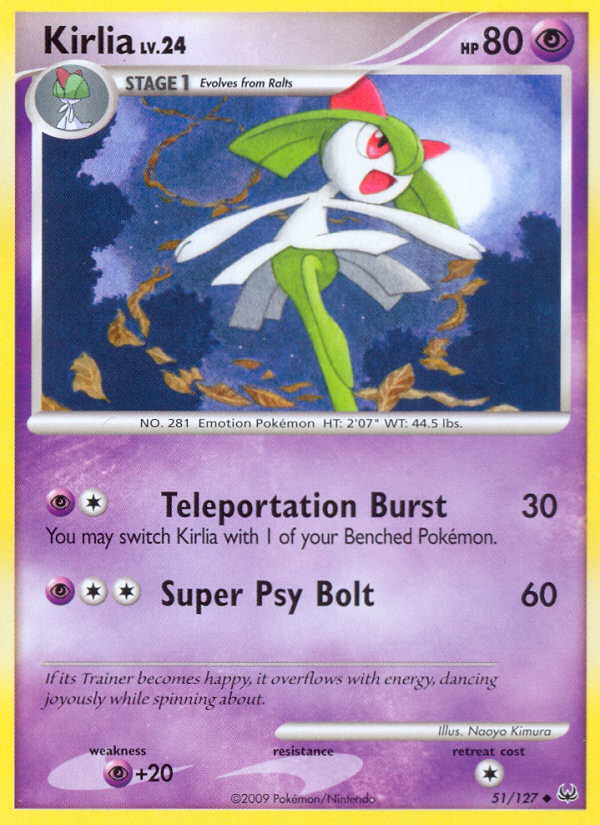 Kirlia (51/127) [Platinum: Base Set] | Dumpster Cat Games