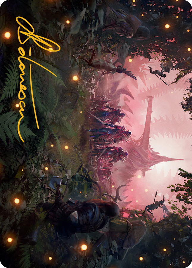Invasion of Eldraine Art Card (Gold-Stamped Signature) [March of the Machine Art Series] | Dumpster Cat Games