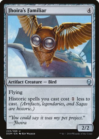 Jhoira's Familiar [Dominaria] | Dumpster Cat Games