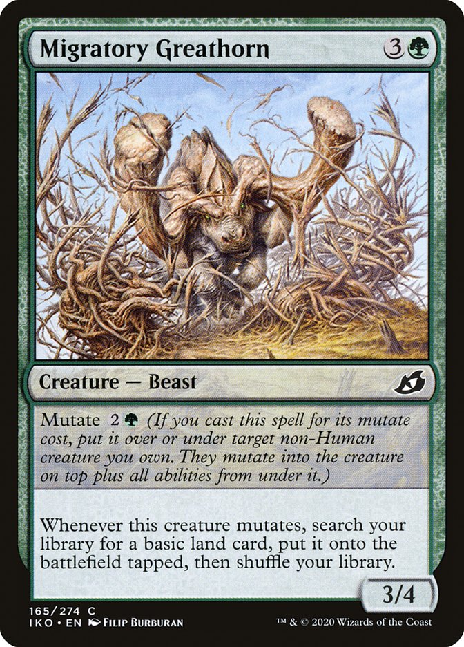 Migratory Greathorn [Ikoria: Lair of Behemoths] | Dumpster Cat Games