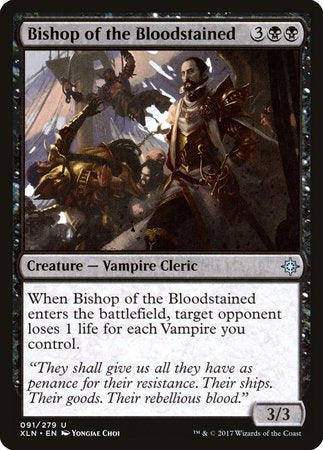 Bishop of the Bloodstained [Ixalan] | Dumpster Cat Games