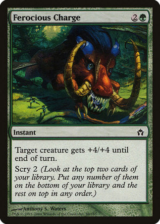 Ferocious Charge [Fifth Dawn] | Dumpster Cat Games