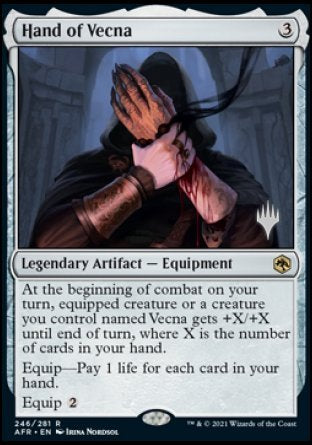 Hand of Vecna (Promo Pack) [Dungeons & Dragons: Adventures in the Forgotten Realms Promos] | Dumpster Cat Games