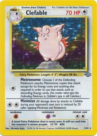 Clefable (1/64) [Jungle Unlimited] | Dumpster Cat Games