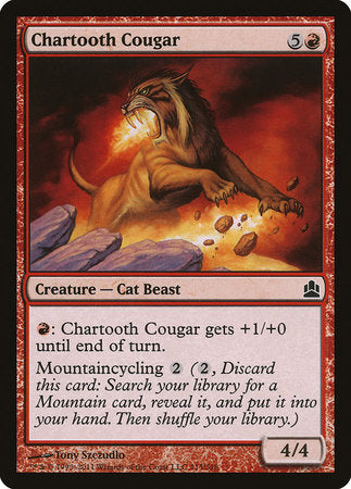 Chartooth Cougar [Commander 2011] | Dumpster Cat Games