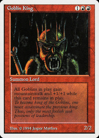 Goblin King [Summer Magic / Edgar] | Dumpster Cat Games