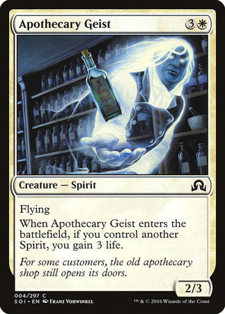 Apothecary Geist [Shadows over Innistrad] | Dumpster Cat Games
