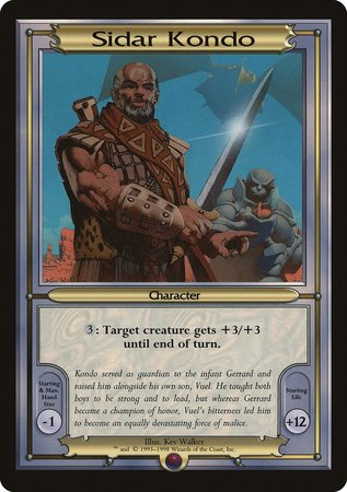 Sidar Kondo (Oversize) [Vanguard Series] | Dumpster Cat Games