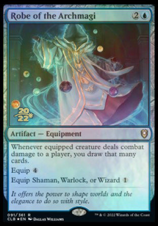 Robe of the Archmagi [Commander Legends: Battle for Baldur's Gate Prerelease Promos] | Dumpster Cat Games