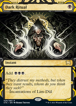 Dark Ritual  (Etched Foil) [Strixhaven Mystical Archive] | Dumpster Cat Games