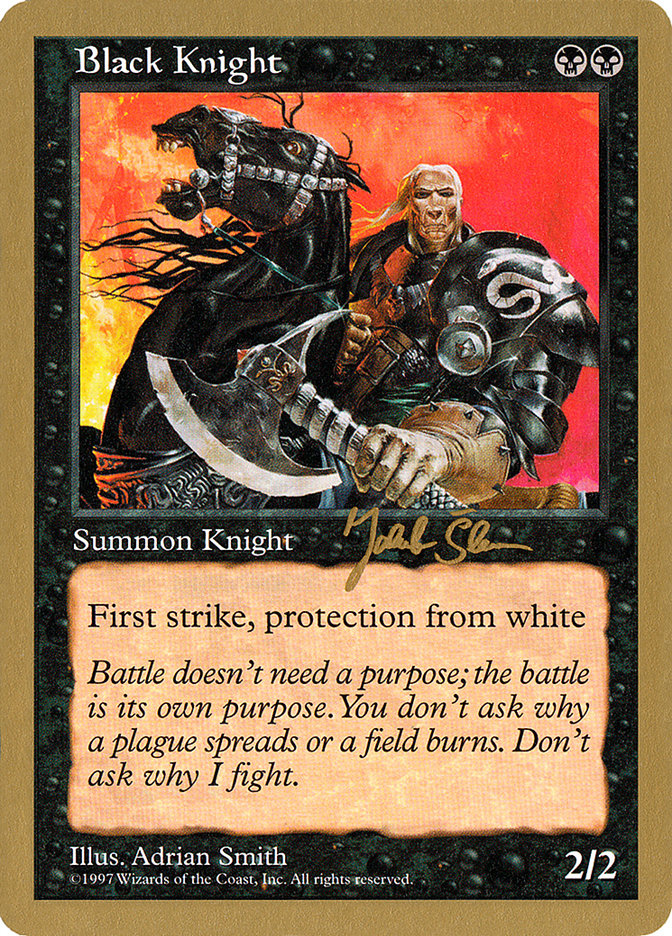 Black Knight (Jakub Slemr) [World Championship Decks 1997] | Dumpster Cat Games
