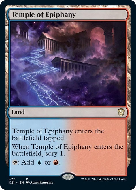 Temple of Epiphany [Commander 2021] | Dumpster Cat Games