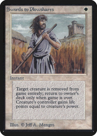 Swords to Plowshares [Limited Edition Alpha] | Dumpster Cat Games