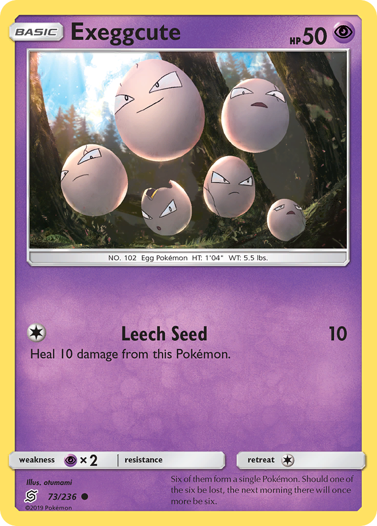 Exeggcute (73/236) [Sun & Moon: Unified Minds] | Dumpster Cat Games