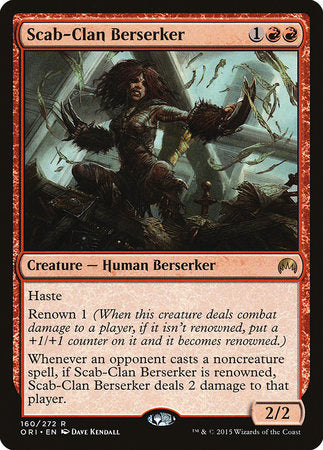 Scab-Clan Berserker [Magic Origins] | Dumpster Cat Games