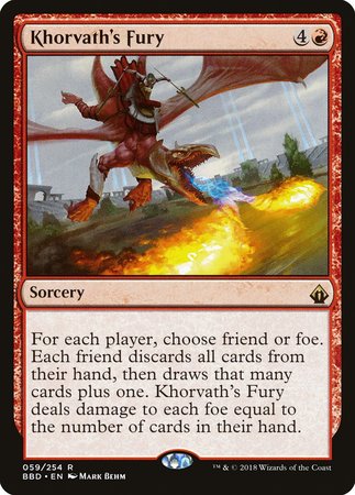 Khorvath's Fury [Battlebond] | Dumpster Cat Games