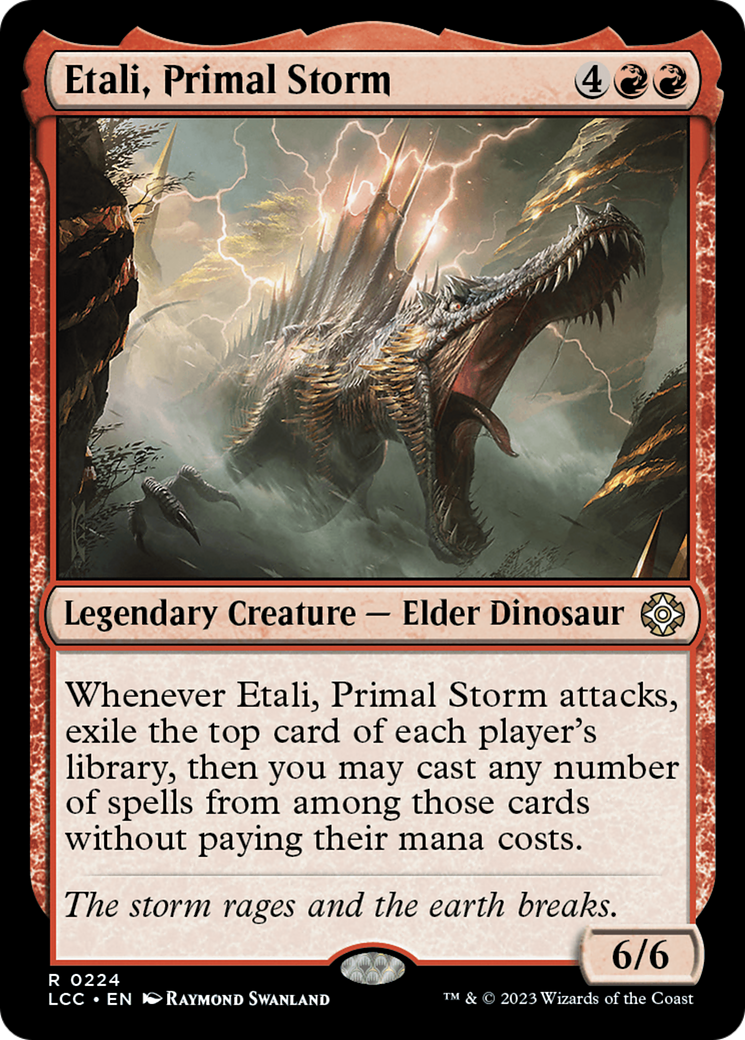 Etali, Primal Storm [The Lost Caverns of Ixalan Commander] | Dumpster Cat Games