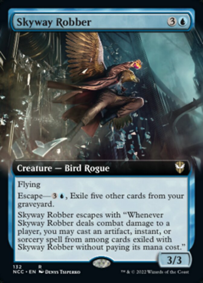 Skyway Robber (Extended Art) [Streets of New Capenna Commander] | Dumpster Cat Games