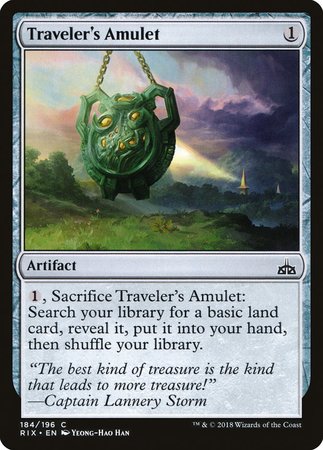 Traveler's Amulet [Rivals of Ixalan] | Dumpster Cat Games