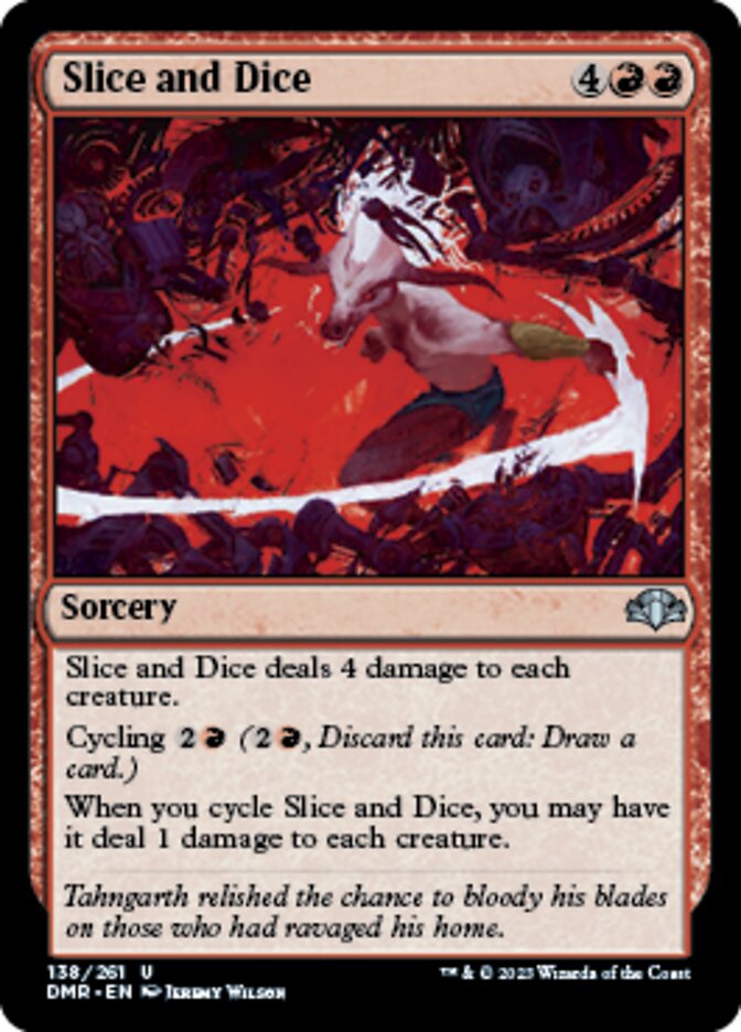 Slice and Dice [Dominaria Remastered] | Dumpster Cat Games
