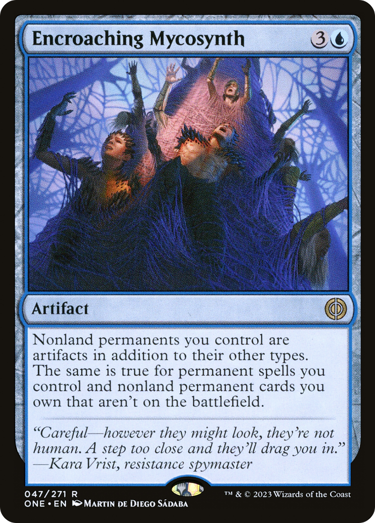 Encroaching Mycosynth [Phyrexia: All Will Be One] | Dumpster Cat Games