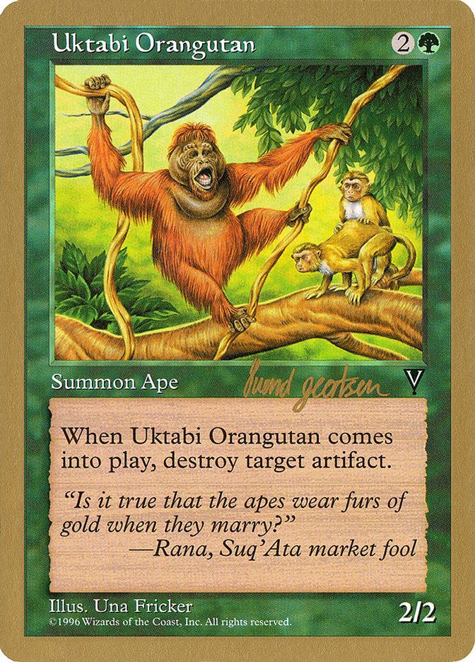 Uktabi Orangutan (Svend Geertsen) (SB) [World Championship Decks 1997] | Dumpster Cat Games