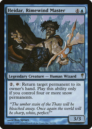 Heidar, Rimewind Master [Coldsnap] | Dumpster Cat Games