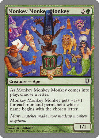 Monkey Monkey Monkey [Unhinged] | Dumpster Cat Games