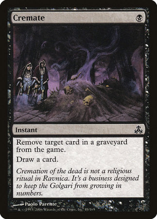 Cremate [Guildpact] | Dumpster Cat Games