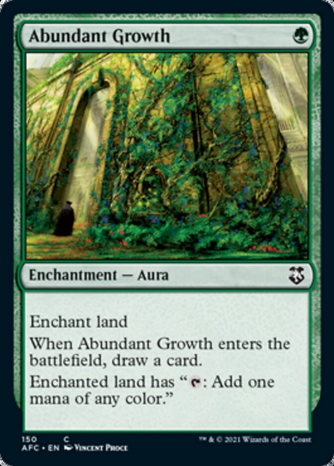 Abundant Growth [Dungeons & Dragons: Adventures in the Forgotten Realms Commander] | Dumpster Cat Games
