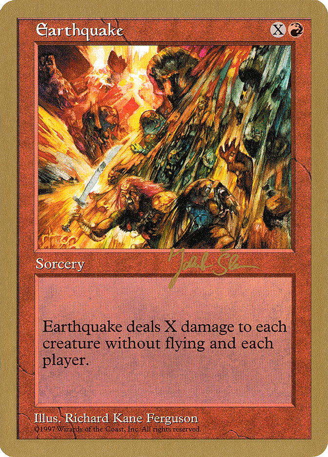 Earthquake (Jakub Slemr) [World Championship Decks 1997] | Dumpster Cat Games