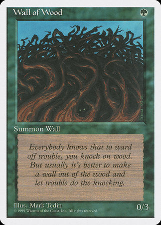 Wall of Wood [Fourth Edition] | Dumpster Cat Games