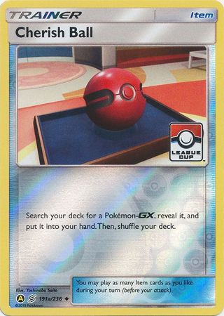 Cherish Ball (191a/236) (League Promo) [Sun & Moon: Unified Minds] | Dumpster Cat Games