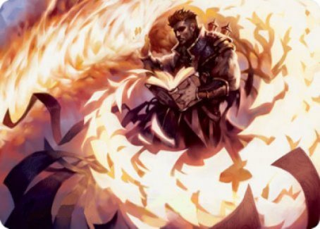 Revel in Silence Art Card [Strixhaven: School of Mages Art Series] | Dumpster Cat Games